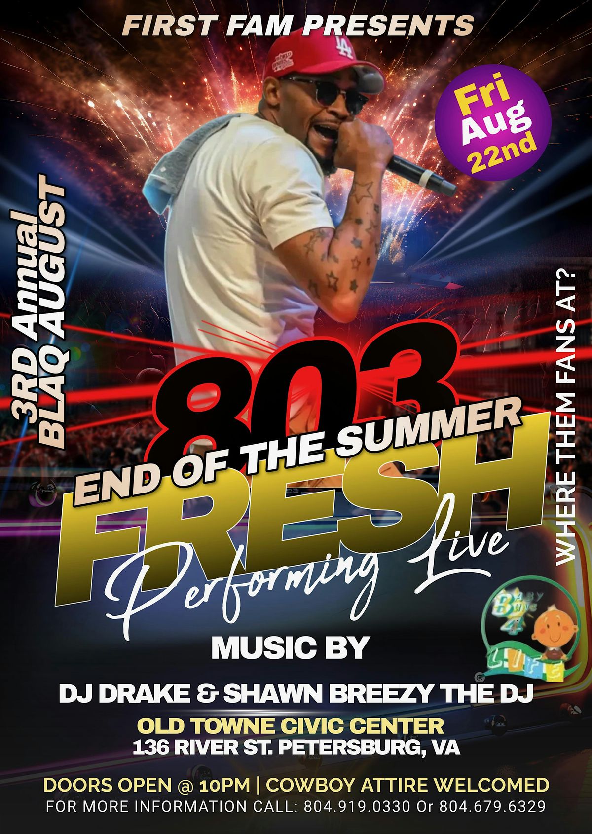 3rd Annual Blaq August Event, 22 August | Event in Petersburg | AllEvents