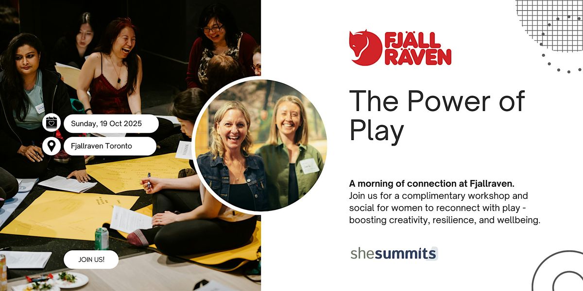 The Power of Play: A Morning of Connection at Fjallraven Toronto, 19 October | Event in Toronto | AllEvents