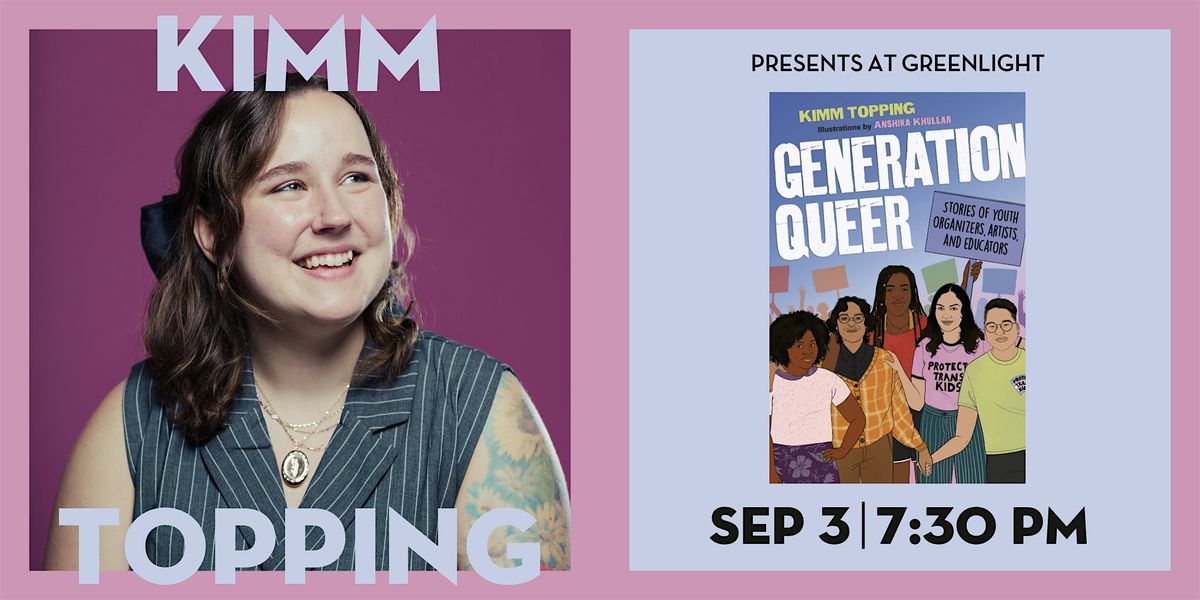 Book Event: Kimm Topping, 3 September | Event in Brooklyn | AllEvents