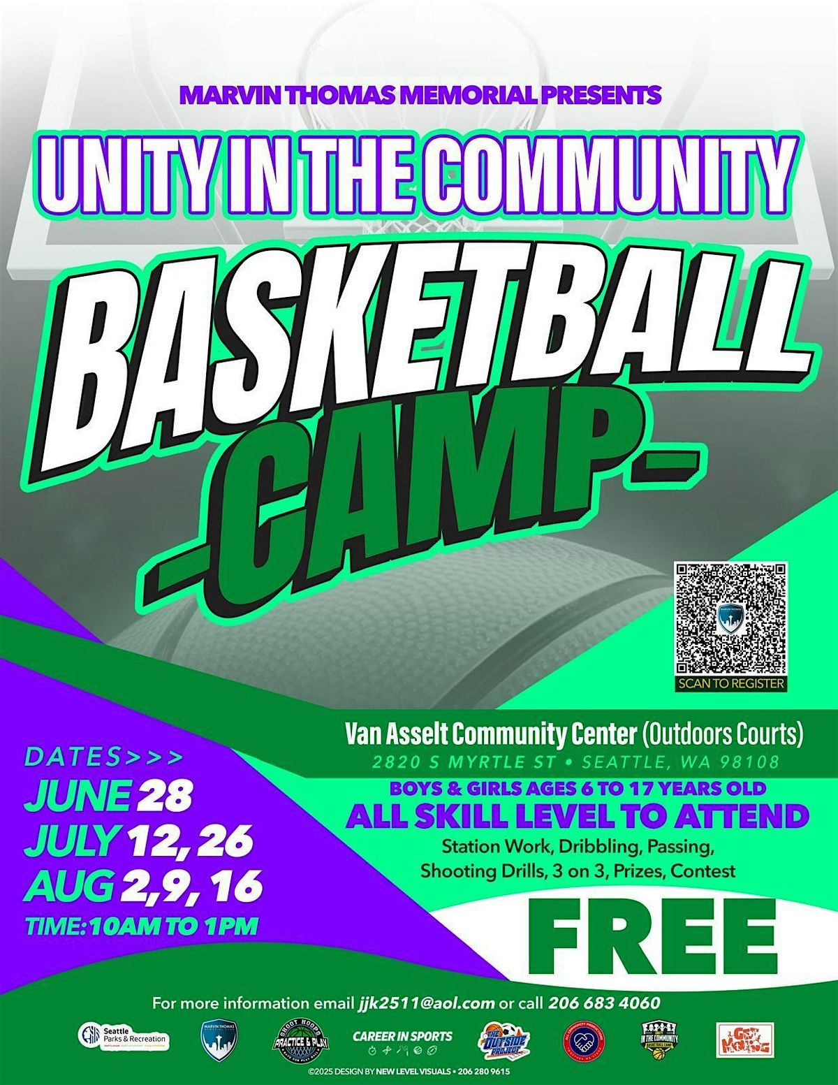 Unity in the Community Basketball Camp, 28 June | Event in Seattle | AllEvents