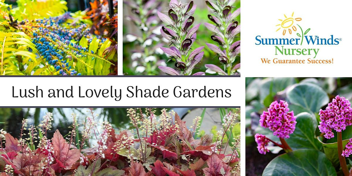 Lush and Lovely Shade Gardens - Campbell, 22 June | Event in Campbell | AllEvents