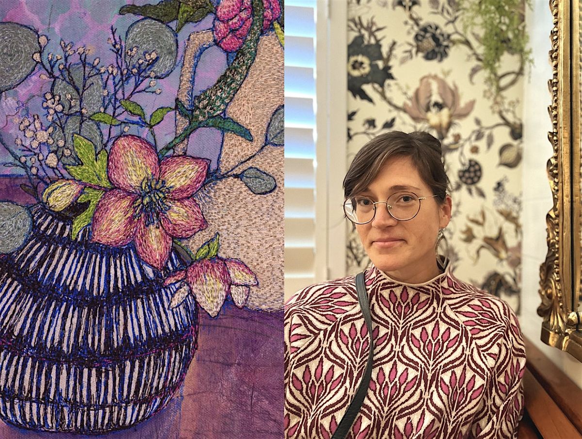 The Language of Flowers: Artist Talk + Paint & Sip, 28 June | Event in Alexandria | AllEvents