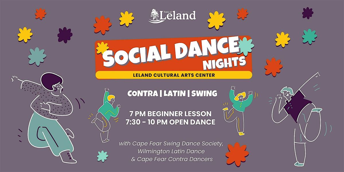 Social Dance at the LCAC: Latin Dance with Wilmington Latin Dance, 11 July | Event in Leland | AllEvents