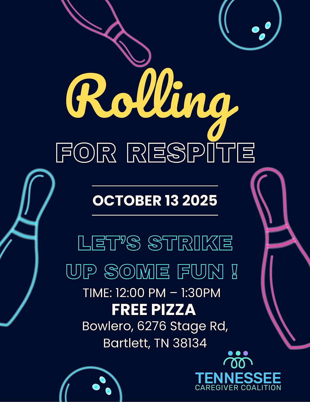 Rolling For Respite– Let’s Strike Up Some Fun!, 13 October | Event in Bartlett | AllEvents