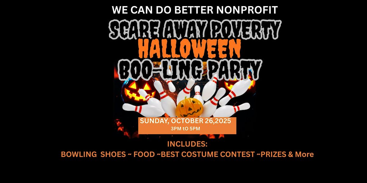 SCARE AWAY POVERTY HALLOWEEN BOWLING PARTY, 26 October | Event in Ardmore | AllEvents