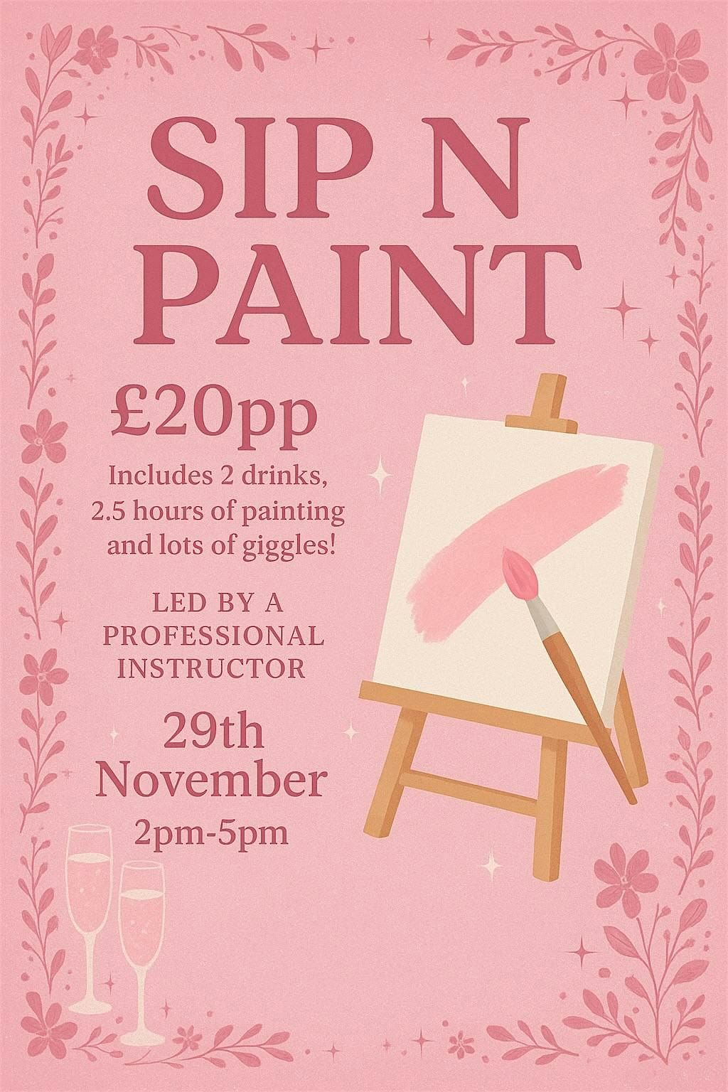 SIP 'N' PAINT, 20 December | Event in Leicester | AllEvents