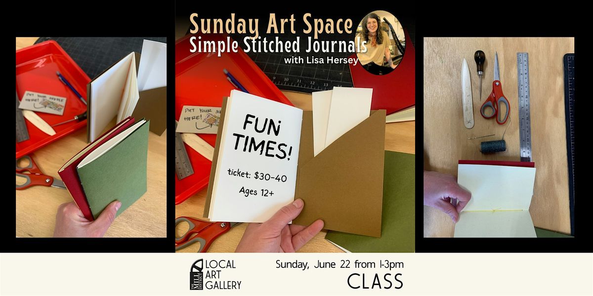Simple Stitched Journals with Lisa Hersey, 22 June | Event in Amherst | AllEvents