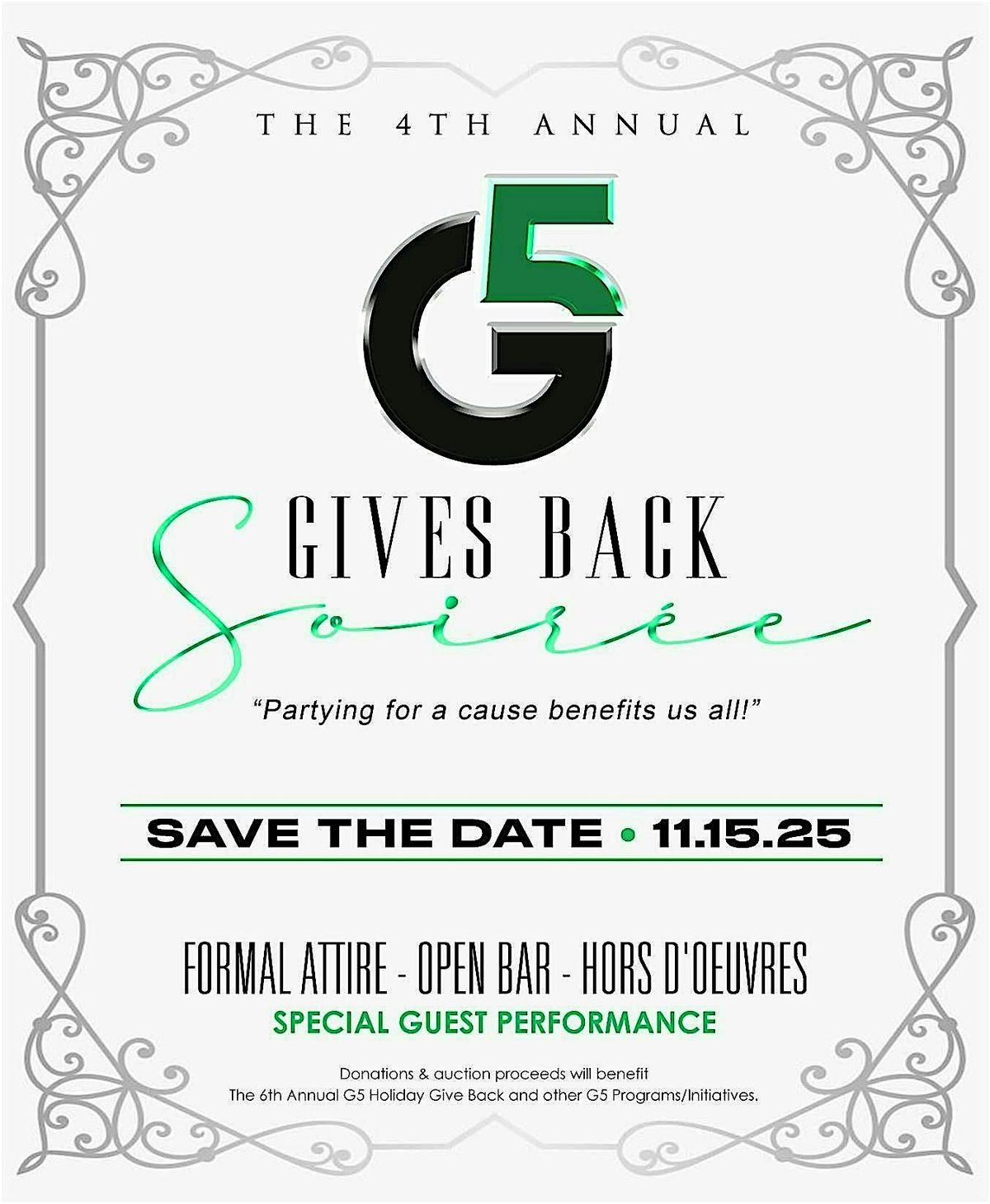 4th Annual G5 Gives Back Soirée!, 15 November | Event in Atlanta | AllEvents