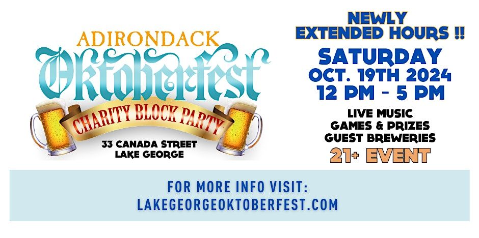 2025 Adk Brewery Oktoberfest, 18 October | Event in Lake George | AllEvents