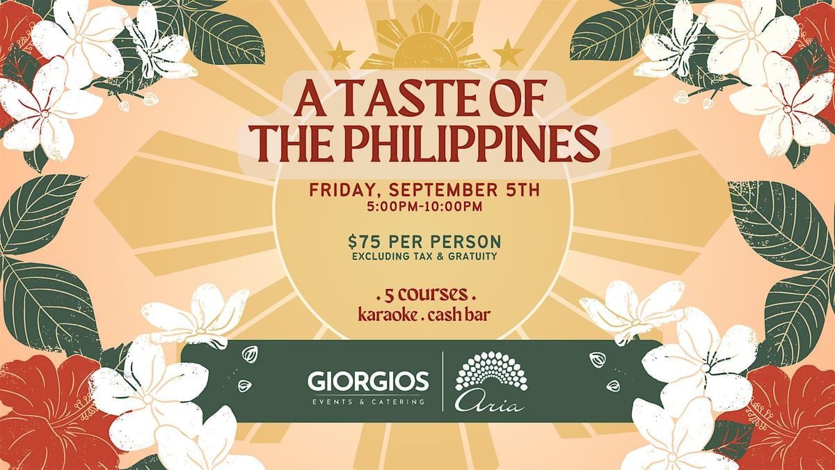 A Taste of  the Philippines Pop-up Dinner, 5 September | Event in Durham | AllEvents