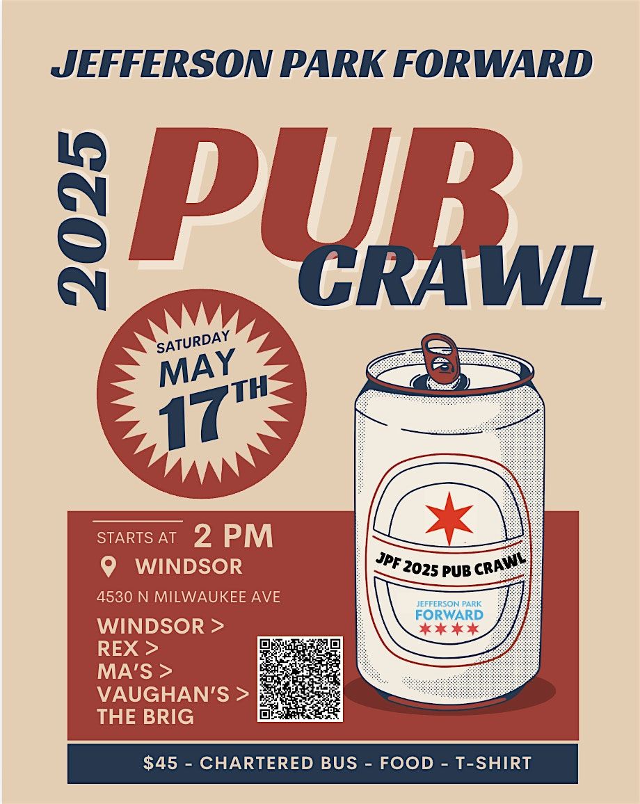 2025 Jefferson Park Forward Pub Crawl, 17 May | Event in Chicago | AllEvents