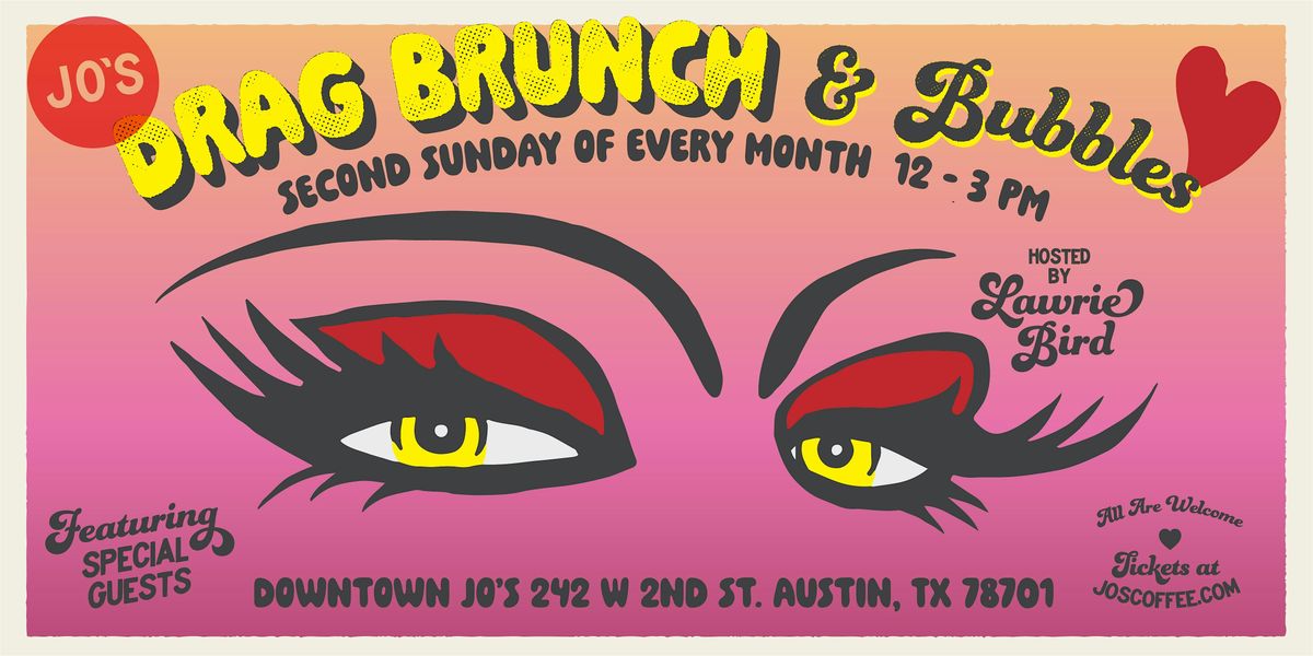 Drag Brunch & Bubbles (Downtown Jo's), 7 December | Event in Austin | AllEvents