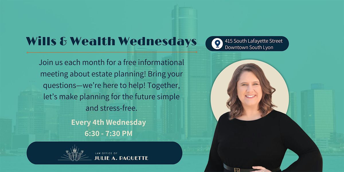 DIY Estate Plans: The Costly Mistake You Can't Afford to Make, 17 December | Event in South Lyon | AllEvents