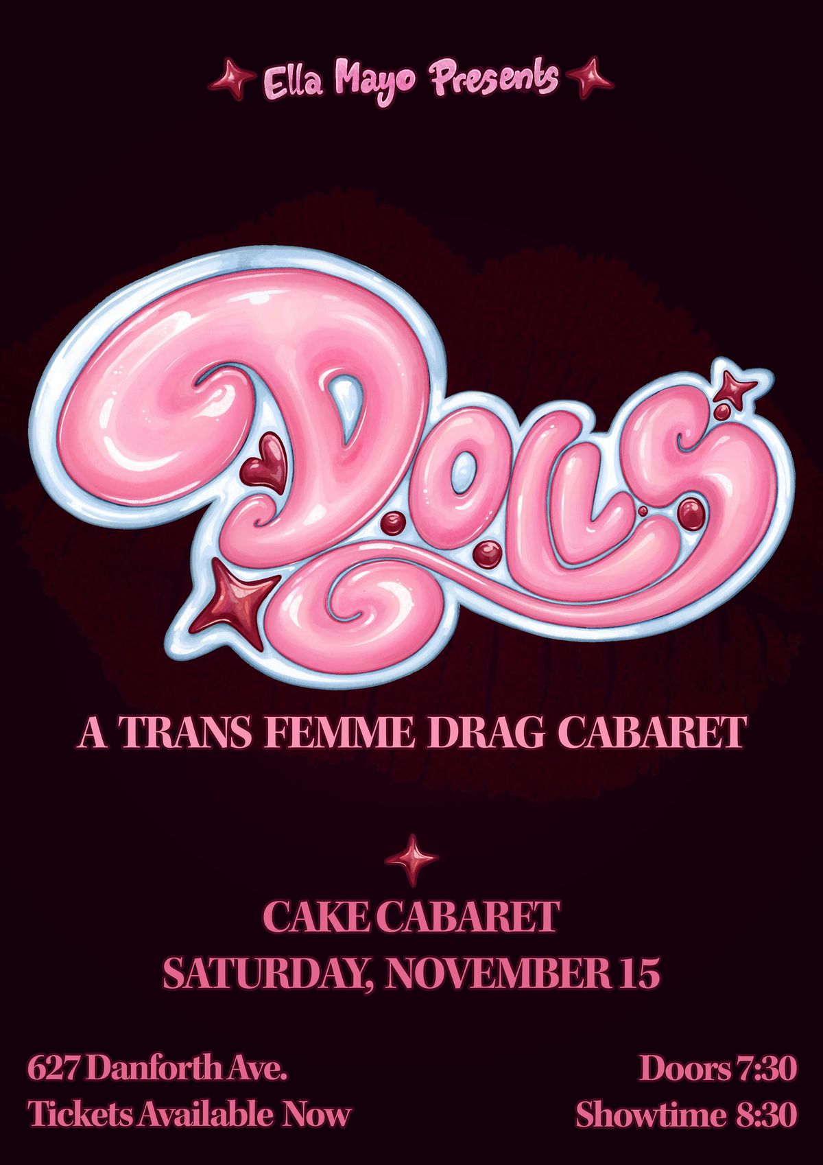 D.O.L.L.S.: A Transfemme Drag Cabaret, 15 November | Event in Toronto | AllEvents