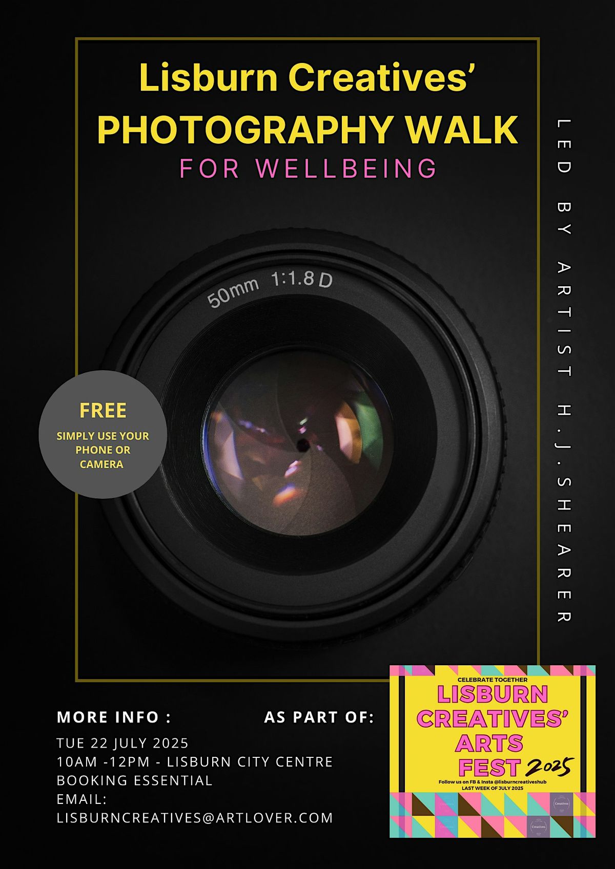 Lisburn Photography Walk - For Wellbeing, 22 July | Event in Lisburn | AllEvents