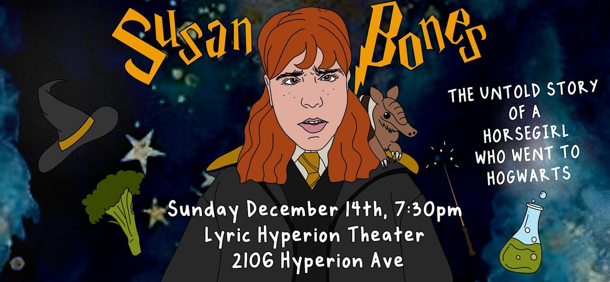 Susan Bones: The Untold Story of a Horsegirl who went to Hogwarts, 14 December | Event in Los Angeles | AllEvents