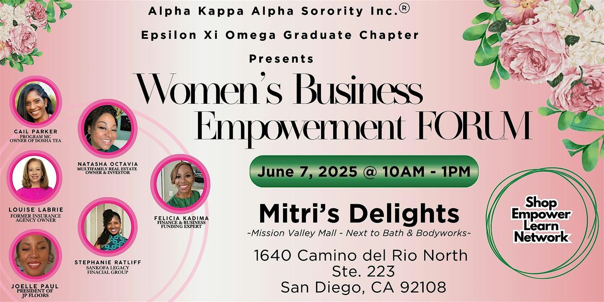 Women's Business Empowerment Forum, 7 June | Event in San Diego | AllEvents