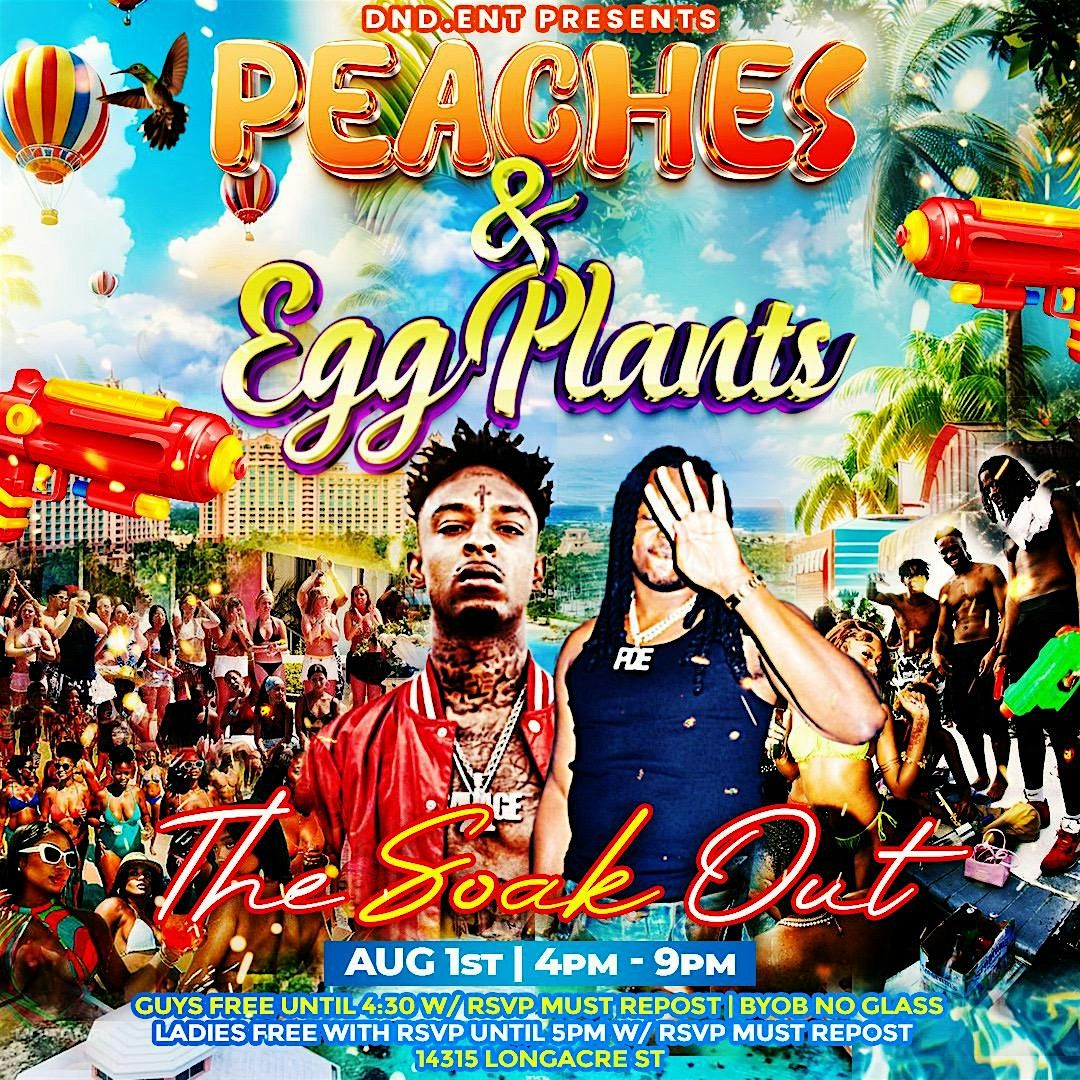 PEACHES & EGGPLANTS: THE SOAK OUT, 1 August | Event in Detroit | AllEvents