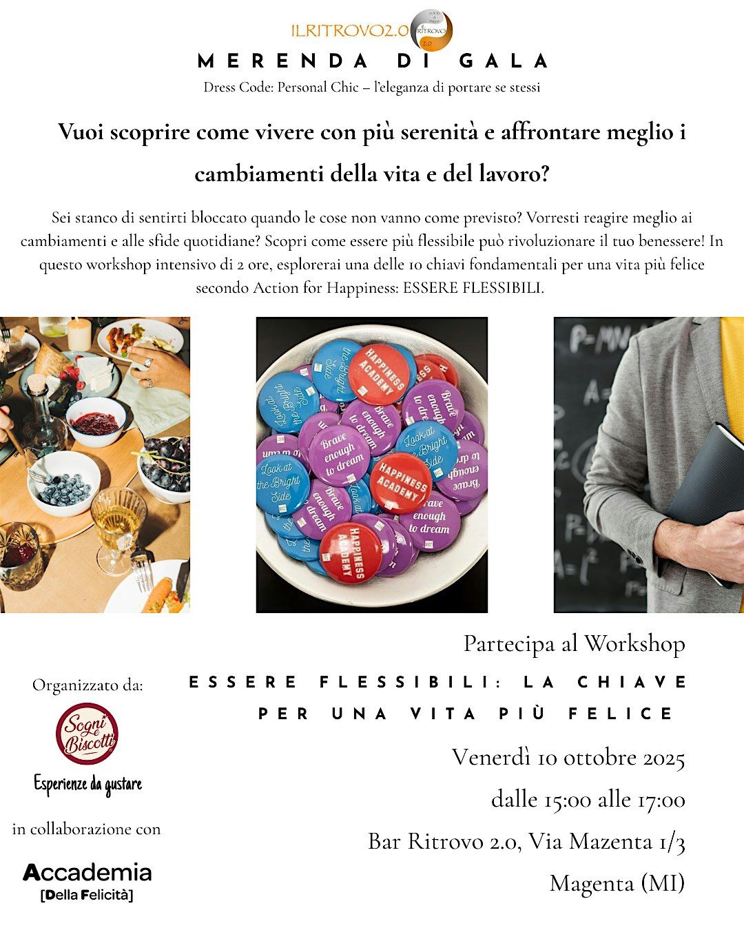 Essere Flessibili: la chiave per una vita più felice, 10 October | Event in Magenta | AllEvents