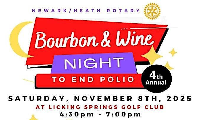 Newark Heath Rotary Bourbon and Wine Night is Back!, 8 November | Event in Newark | AllEvents