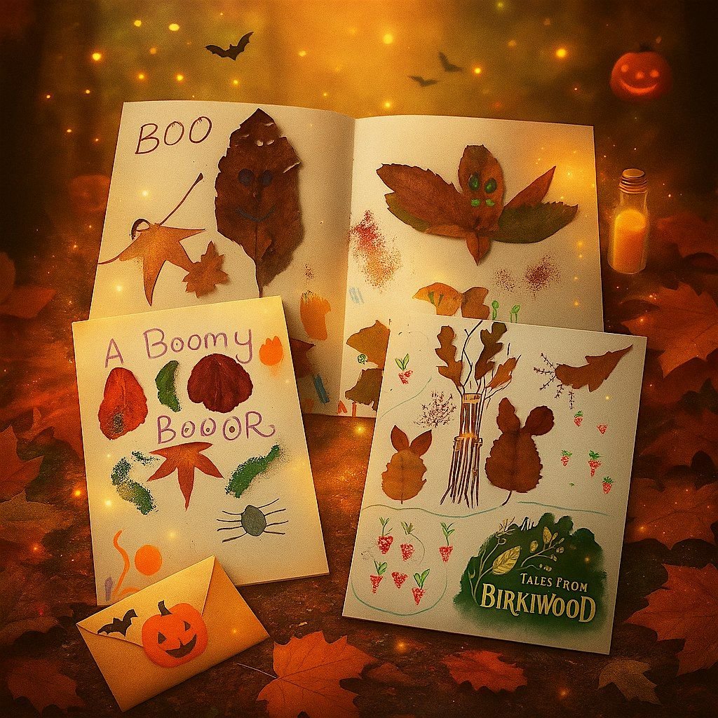 Spooky Halloween Leaf Picture Books  Master Class, 27 October | Event in Poole | AllEvents