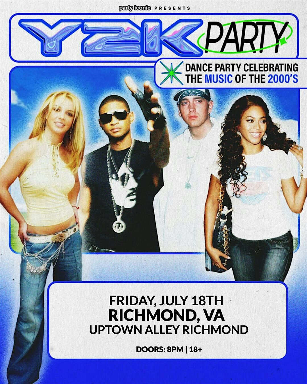 Y2K: A Throwback Dance Party at Uptown Alley, 18 July | Event in Richmond | AllEvents