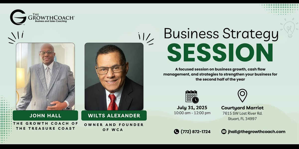 Business Strategy Session, 31 July | Event in Stuart | AllEvents