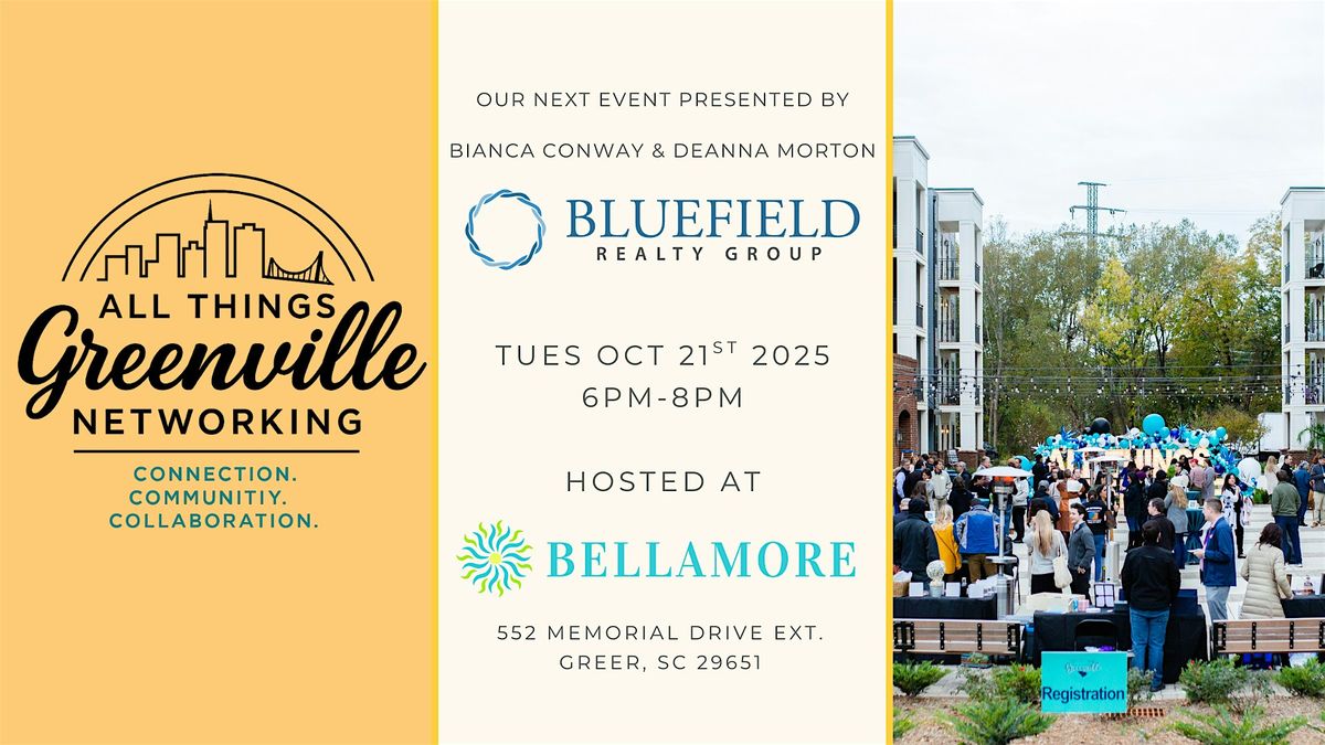 Pop-Up Networking Event: All Things Greenville, 21 October | Event in Greer | AllEvents