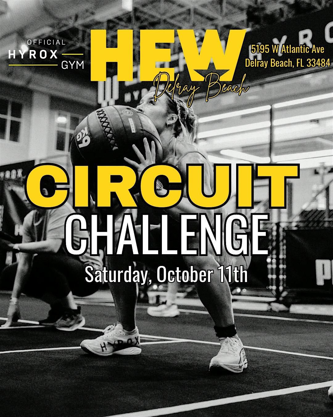 HYROX Circuit Challenge, 11 October | Event in Delray Beach | AllEvents