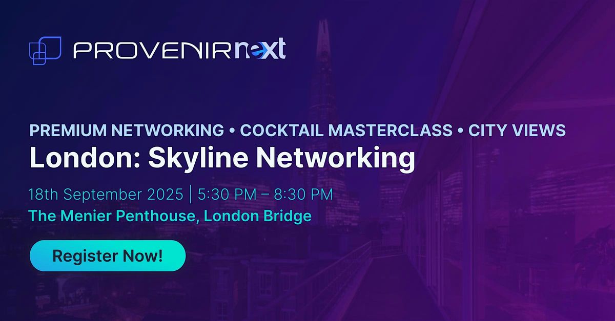 London: Skyline Networking, 18 September | Event in London | AllEvents