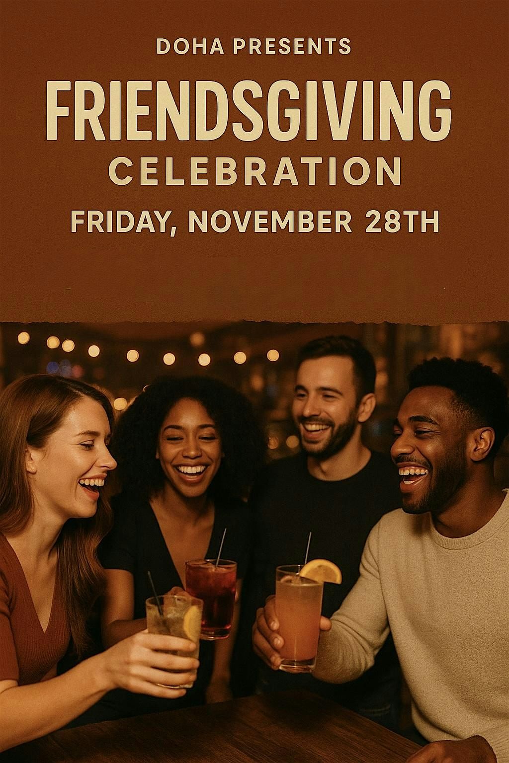 Best Friendsgiving Party in NYC – Doha Bar & Lounge, 28 November | Event in Queens | AllEvents