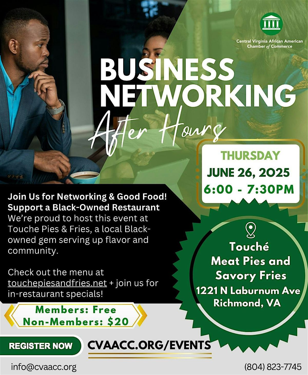 BUSINESS NETWORKING AFTER HOURS, 26 June | Event in Richmond | AllEvents