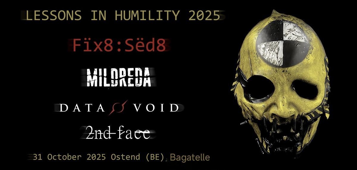 LESSONS IN HUMILITY 2025, 31 October | Event in Oostende | AllEvents