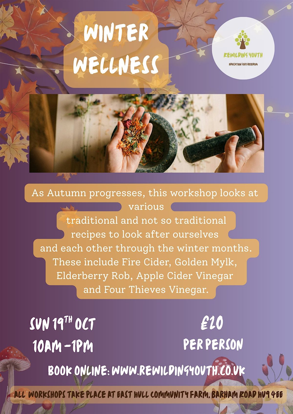 Winter Wellness Workshop, 19 October | Event in Kingston upon Hull | AllEvents