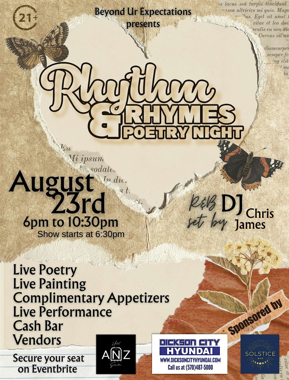 Rhythm & Rhymes Poetry Night, 24 August | Event in Scranton | AllEvents