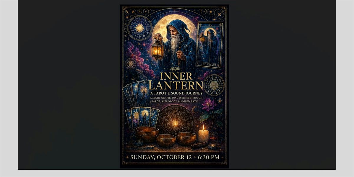 Inner Lantern: A Tarot & Sound Journey, 12 October | Event in Calgary | AllEvents