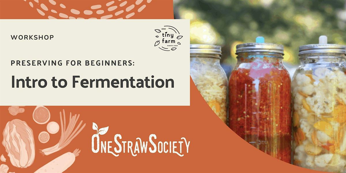 Preserving for Beginners: Intro to Fermentation, 27 August | Event in Roberts Creek | AllEvents
