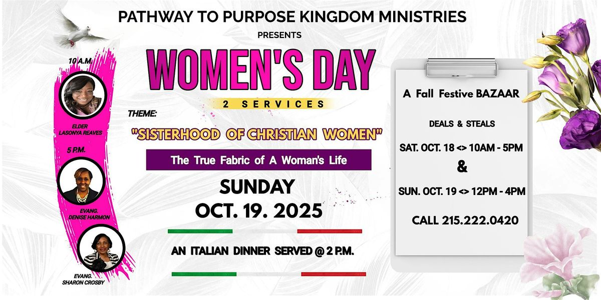 Bazaar Festival & Women's Day Services, 18 October | Event in Philadelphia | AllEvents