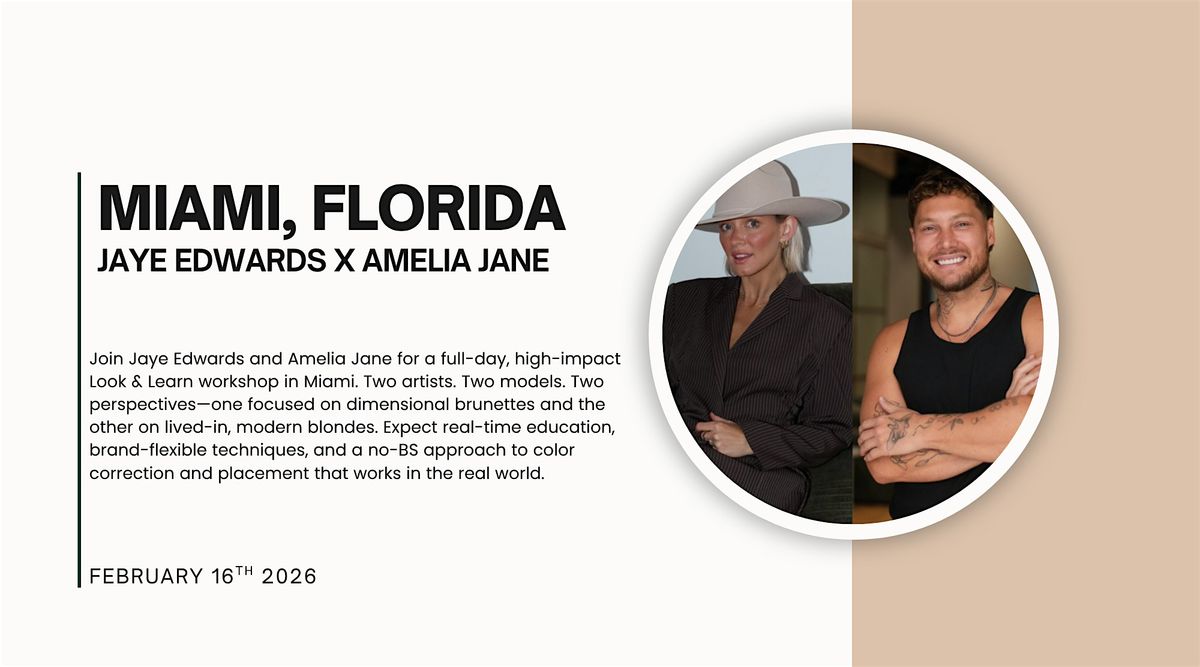 Jaye and Amelia - Miami Feb 16, 16 February | Event in Miami | AllEvents