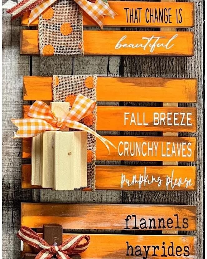 Fall Hanging Pallet Workshop, 23 August | Event in Williamsport | AllEvents