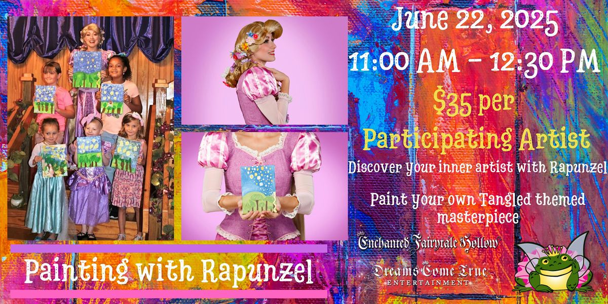 Art with Character: Painting with Rapunzel, 22 June | Event in Lakeland | AllEvents