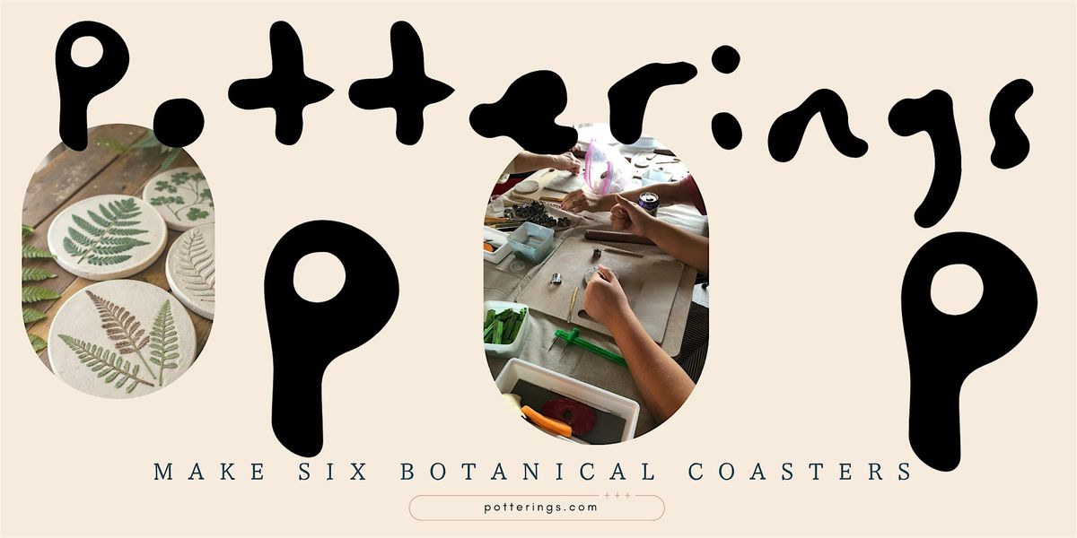 Potterings Workshop Make Six Botanical Coasters & Holder, 24 August | Event in Seattle | AllEvents