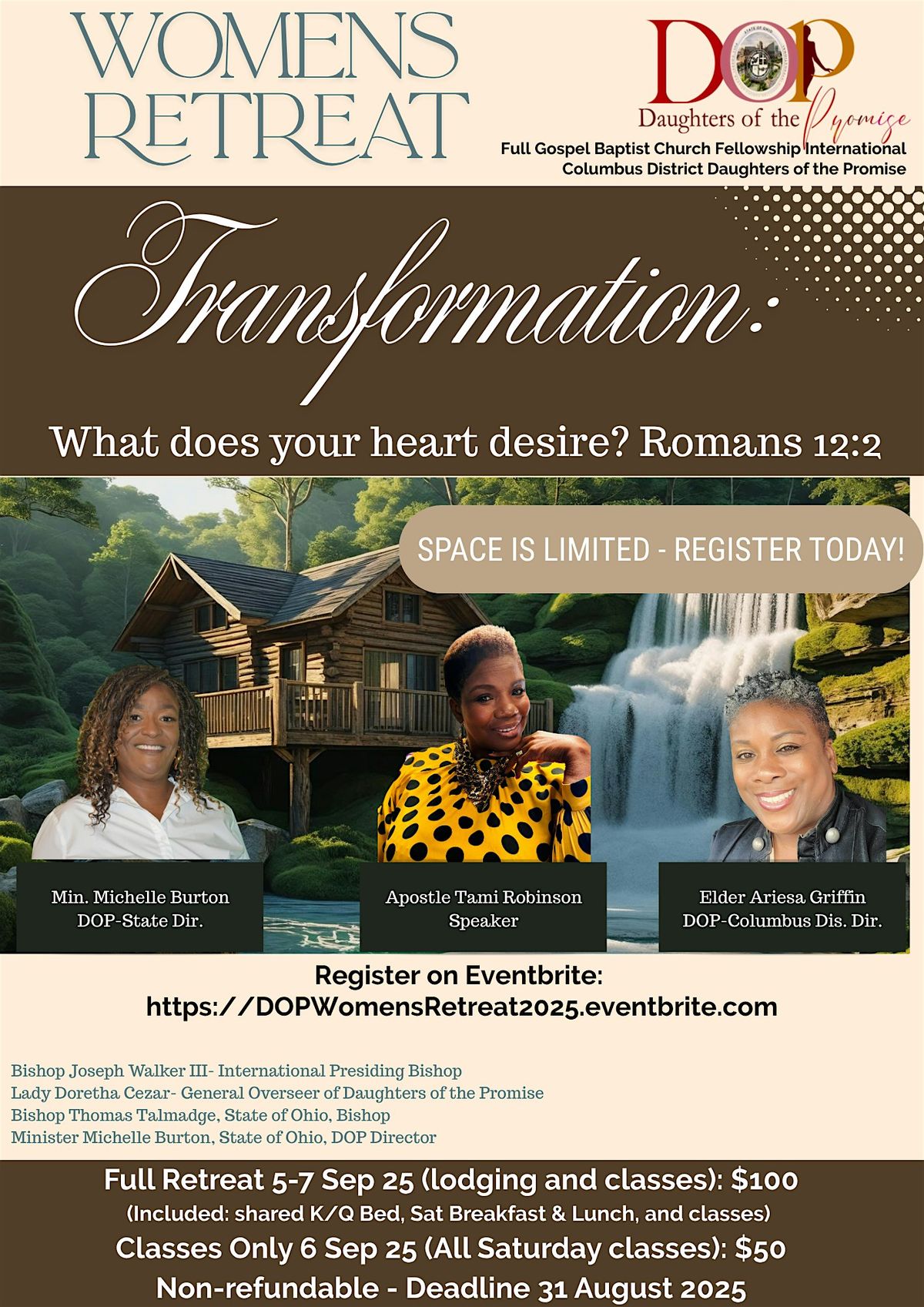 Columbus District DOP - Women's Retreat 2025, 5 September | Event in Logan | AllEvents