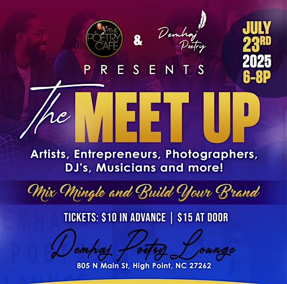The Meetup (Mix, Mingle, & Build your Brand!), 23 July | Event in High Point | AllEvents