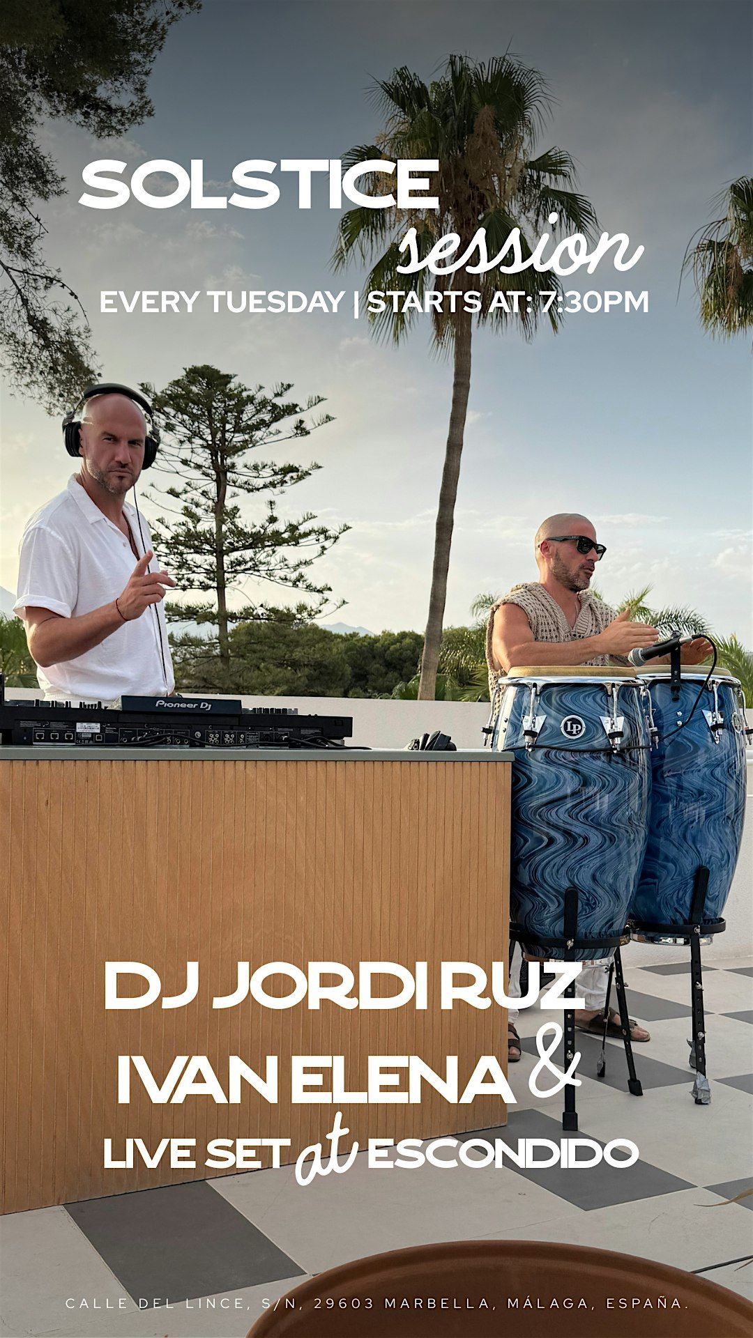 Escondido Solstice Session by DJ Jordi Ruz & Iván Elena, 5 August | Event in Marbella | AllEvents