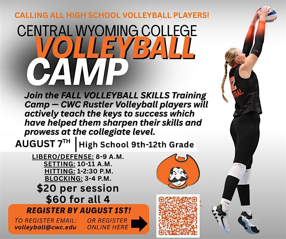 CWC Highschool Volleyball Camp, 7 August | Event in Riverton | AllEvents