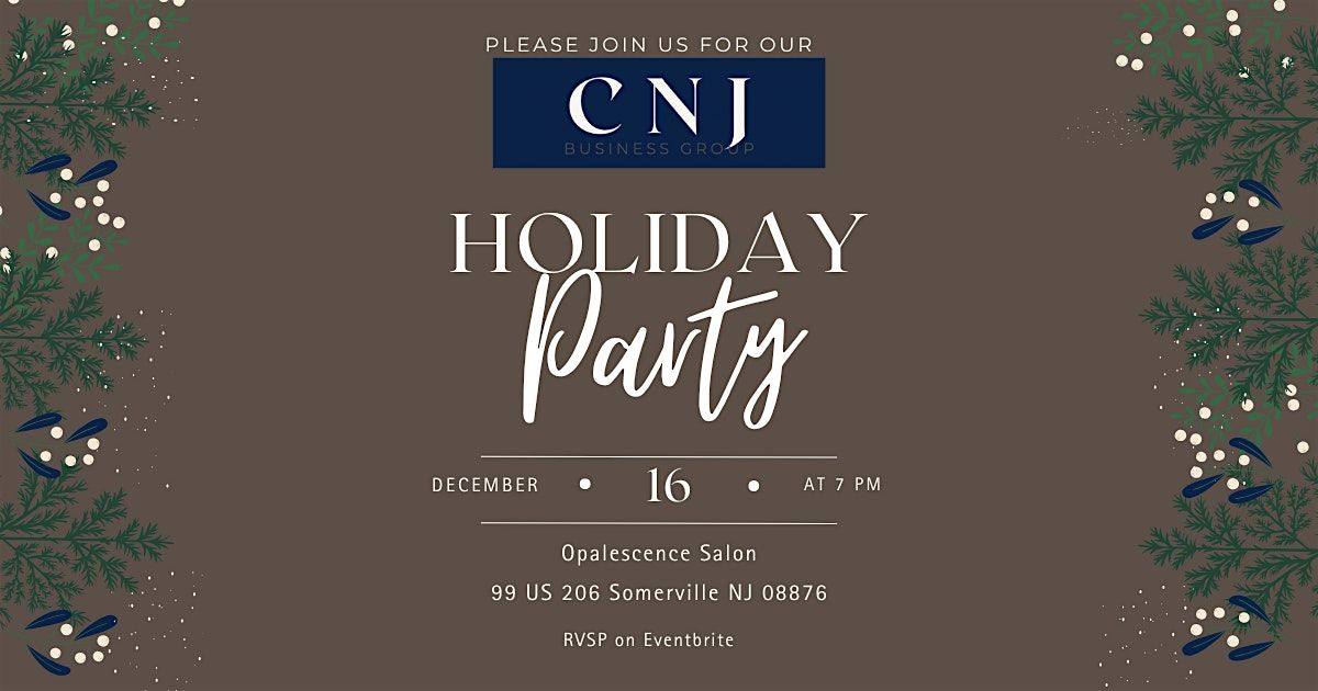 Central NJ Business Group Holiday Networking Party, 16 December | Event in Somerville | AllEvents