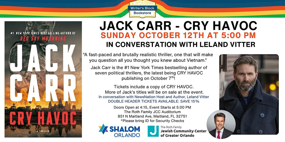 Jack Carr - In Person, 12 October | Event in Maitland | AllEvents