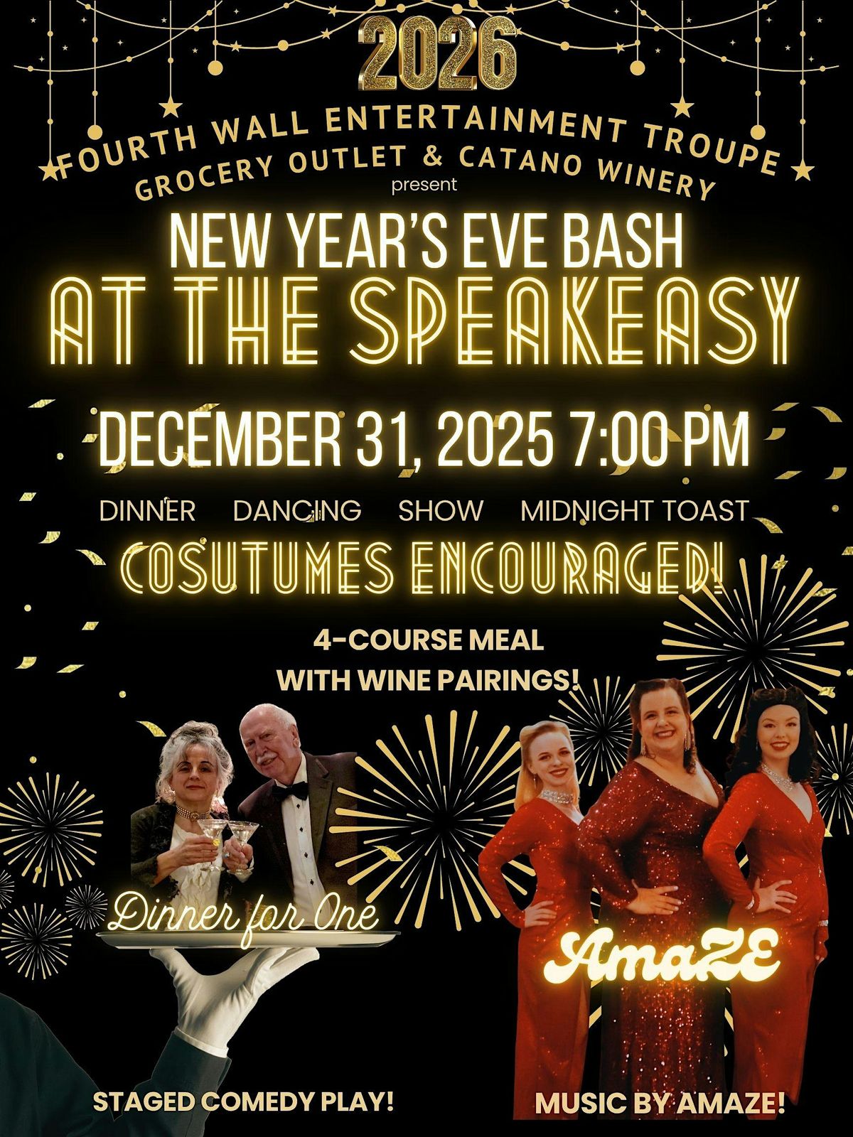 New Year's Eve Bash at the Speakeasy, 31 December | Event in San Andreas | AllEvents