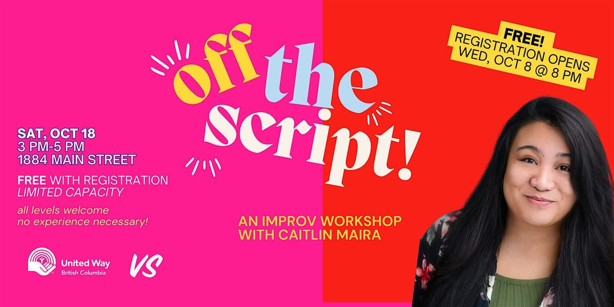 Off the Script: An Improv Workshop with Caitlin Maira, 18 October | Event in Vancouver | AllEvents